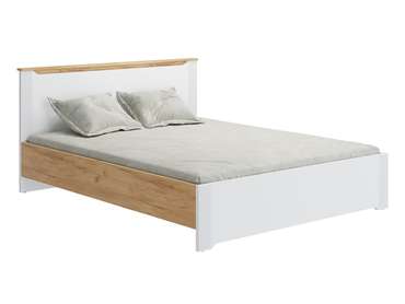 Кровать с основанием Эмилия 160х200 белого цвета