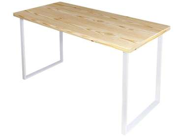 Стол обеденный Loft 140х70 бело-бежевого цвета