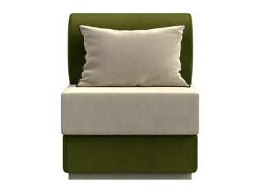 Кресло Кипр зелено-бежевого цвета