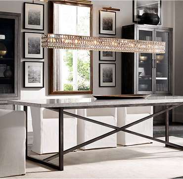 Длинная люстра 