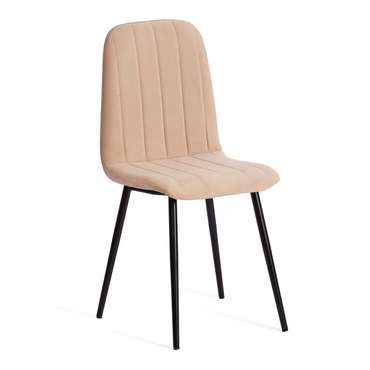 Комплект из четырех стульев Arc бежевого цвета