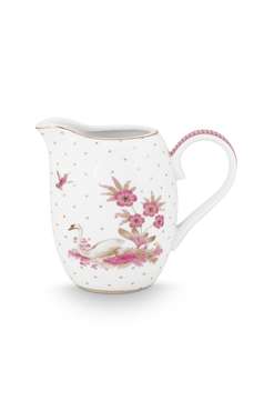 Молочник Jolie Dots Gold Pink бело-розового цвета 