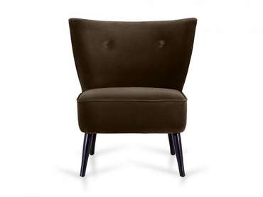 Кресло Modica темно-коричневого цвета 