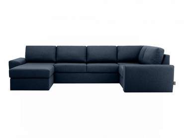 Угловой диван-кровать Petergof темно-синего цвета