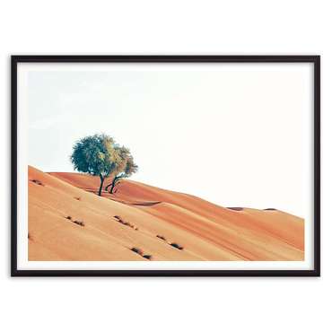 Постер в рамке Деревья в пустыне 21х30 см