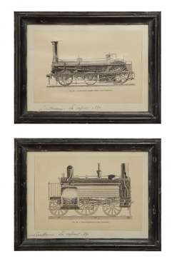 Репродукция "Train print" 
