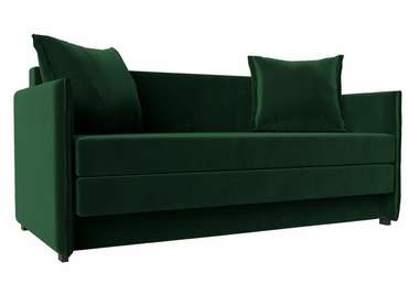 Диван-кровать Лига 011 темно-зеленого цвета