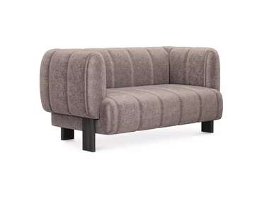 Диван Cassis М коричневого цвета с черными ножками