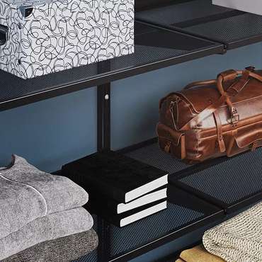 Полка мелкосеточная 89x42 черного цвета