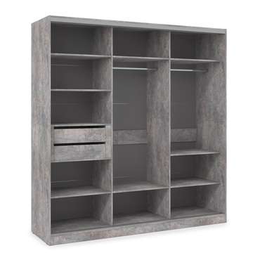 Шкаф-купе Comfort 18.5 серого цвета