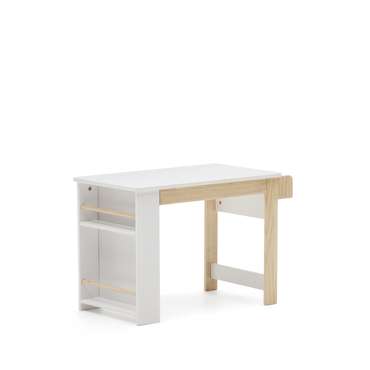 Письменный стол Serwa бело-бежевого цвета