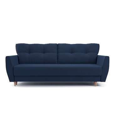 Прямой диван-кровать Raud синего цвета