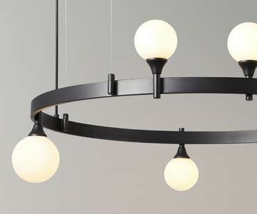 Люстра Бьянки черный d82 h120 G9 6*7W