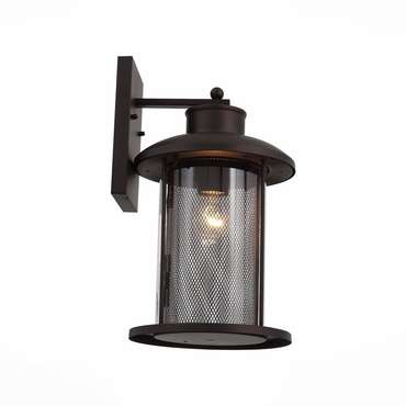 Уличный настенный светильник Lastero коричнево-серого цвета