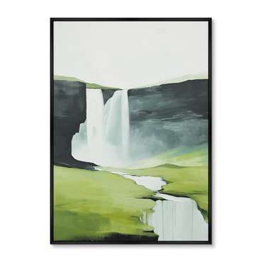 Репродукция картины Landscape collection, Milky rivers, No 2, 2024г.