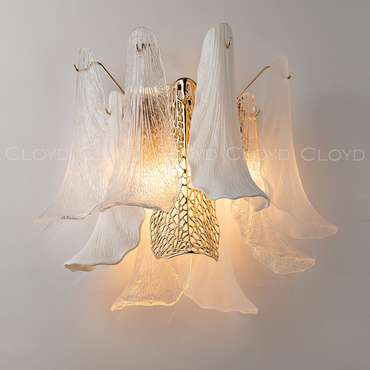 Бра Cloyd WASABI W3 / выс. 39 см - керамика - золото