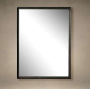 Металлическое прямоугольное зеркало Frame 105x150 бронзового цвета