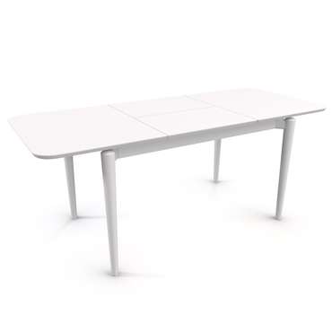 Стол обеденный раздвижной Vasto белого цвета
