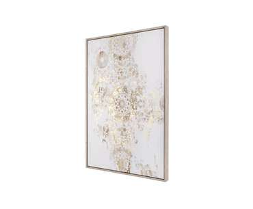 Картина Mandala Gold 60х90 бело-золотого цвета