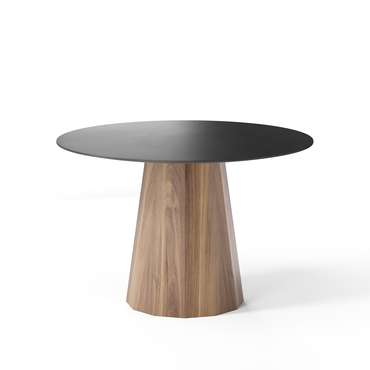 Обеденный стол Тарф L черно-коричневого цвета