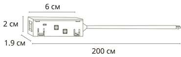 Коннектор-токопровод для шинопровода Arte Lamp LINEA-ACCESSORIES A482206