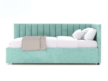Кровать Negga Mellisa 120х200 мятного цвета с подъемным механизмом правая