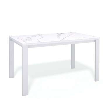 Раздвижной обеденный стол BL130 белого цвета