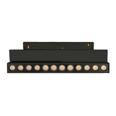 Трековый магнитный светильник Arlight MAG-ORIENT-DOTS-FOLD-S230-12W Day4000 (BK, 30 deg, 48V) 041531