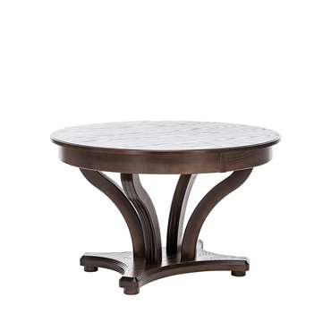 Раздвижной обеденный стол Ромео 1Р темно-коричневого цвета