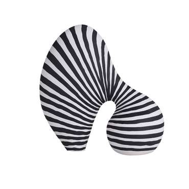 Статуэтка Striped Chimera черно-белого цвета