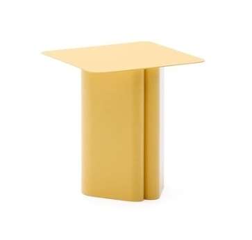 Журнальный стол Arvin 42х42 желтого цвета 