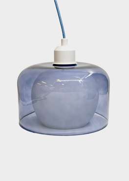 Подвесной светильник Capsule с серо-голубым плафоном