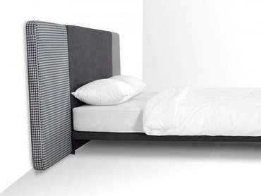 Кровать Licata 200х200 композиция 5 серого цвета
