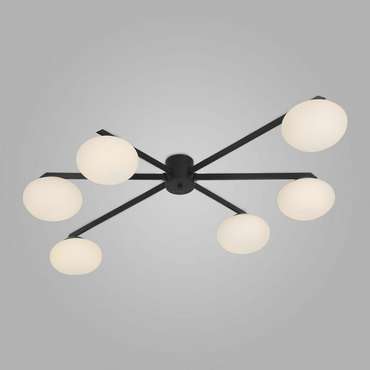 Потолочная люстра Opaline 70220/6 черного цвета