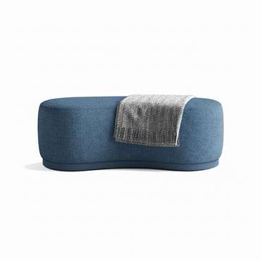 Банкетка Сurve синего цвета