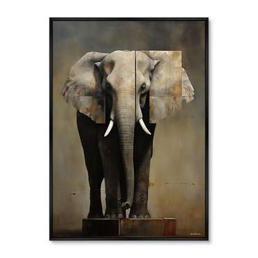 Репродукция картины Hoc est Elephanto, No 1, 2024г.