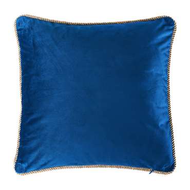 Декоративная подушка Zolotoy Roy 40х40 синего цвета