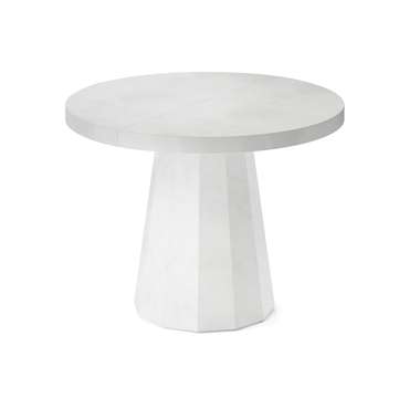 Обеденный стол раздвижной Хатиса L белого цвета