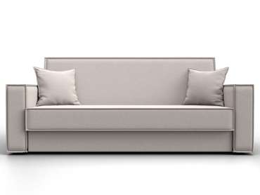 Диван-кровать Куба светло-бежевого цвета (замша)