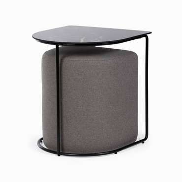 Кофейный стол с пуфом Eglens 44х42