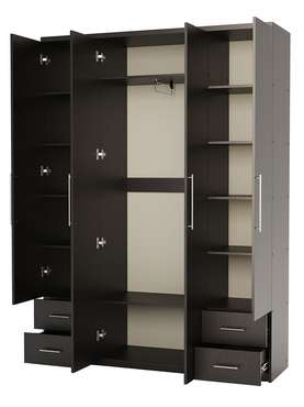 Шкаф четырехдверный Мелодия МКЯ2-43 120х45 венге