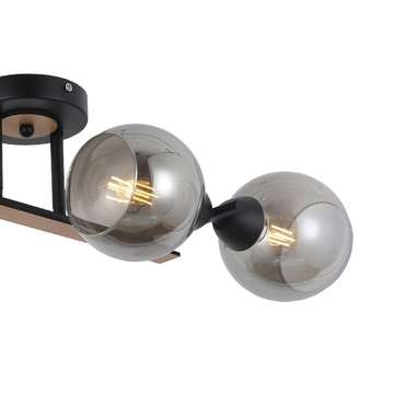 Потолочный светильник Barclay 1102/4P (стекло, цвет дымчатый)