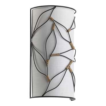 Светильник настенный ST-Luce Черный/Бежевый E27 2*60W ROOT