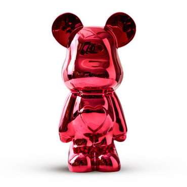 Статуэтка Lucky Bear красного цвета