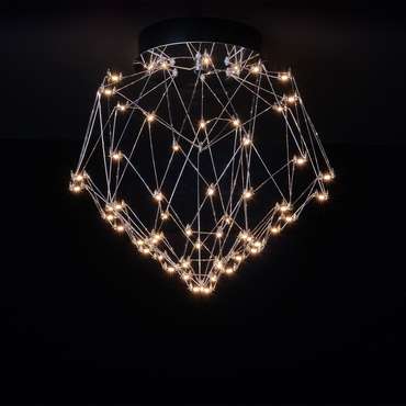 Люстра потолочная Diamond D80 золото