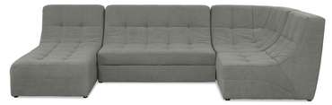 Угловой диван-кровать Палладиум серого цвета