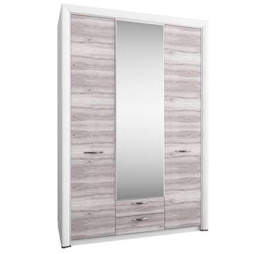 Шкаф Olivia M кремово-бежевого цвета с зеркалом