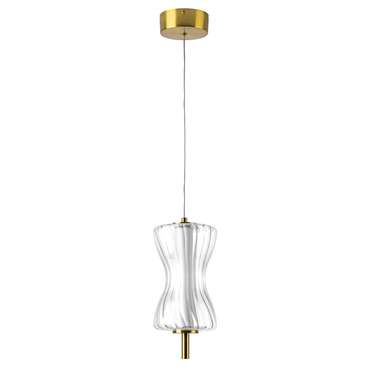 Люстра BOTTO LED 6W 760LM ЛАТУНЬ/ПРОЗРАЧНЫЙ/БЕЛЫЙ 3000K