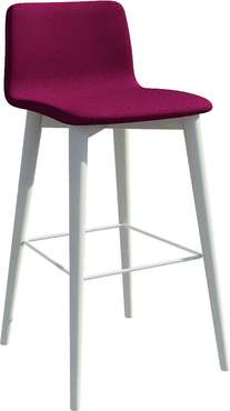 Барный стул Архитектор Melody бордового цвета