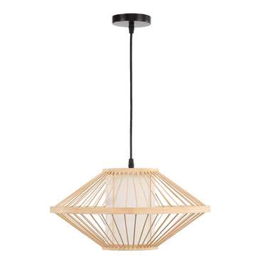 Светильник подвесной ST-Luce Древесный/Белый E27 1*40W ALMA